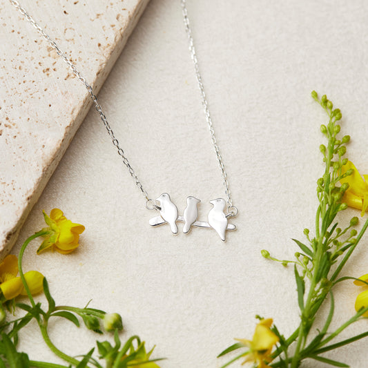 Three Little Birds Necklace