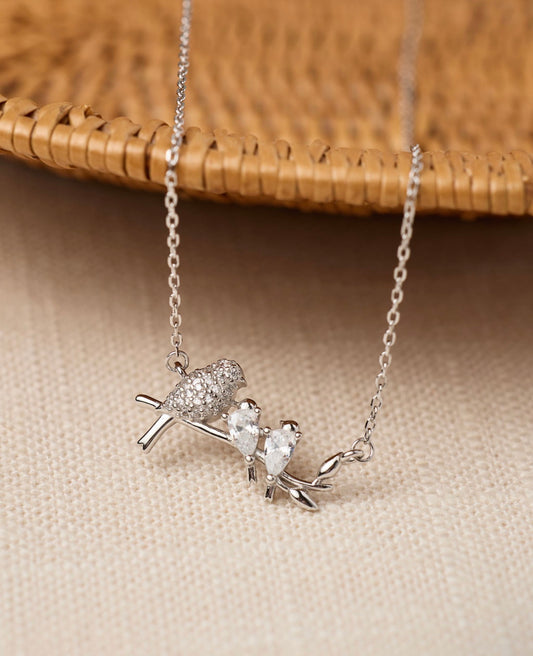 Premium Version of Three Birds Necklace