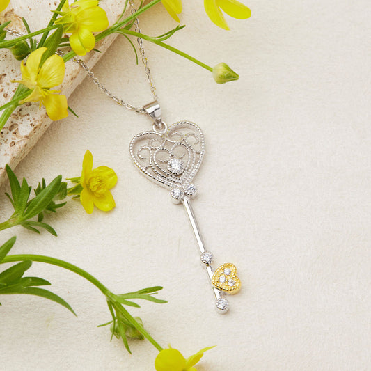 The Key that Satisfies the Heart Necklace