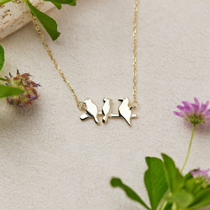 Three Little Birds Necklace