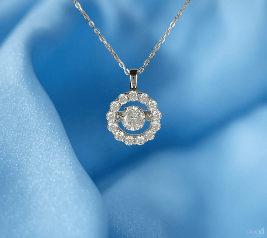 Shine Your Light Dancing CZ Diamond Necklace