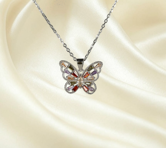 Beautiful In Its Timing Butterfly Necklace