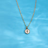 Seashell Cross Necklace / Summershine
