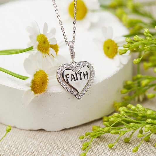 Faith Heart Necklace