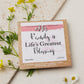 Family is a Blessing Silhouette Necklace (Pick Your Family Size)