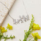Family is a Blessing Silhouette Necklace (Pick Your Family Size)