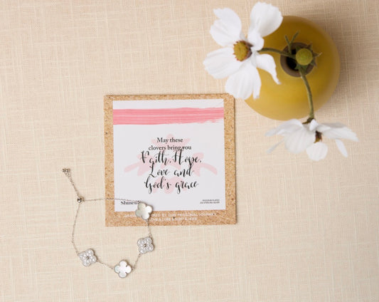 Clovers of God's Grace Bracelet