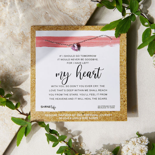 My Heart Is With You Necklace