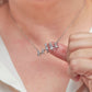 Family is a Blessing Silhouette Necklace (Pick Your Family Size)