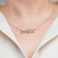 Family is a Blessing Silhouette Necklace (Pick Your Family Size)