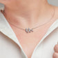 Family is a Blessing Silhouette Necklace (Pick Your Family Size)