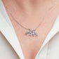 Family is a Blessing Silhouette Necklace (Pick Your Family Size)