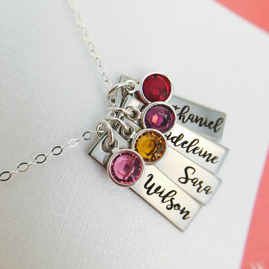 personalized tag necklace