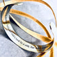 custom handwriting cuff bracelet