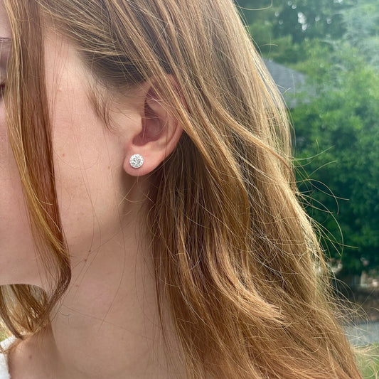 vintage sparkler stud earrings