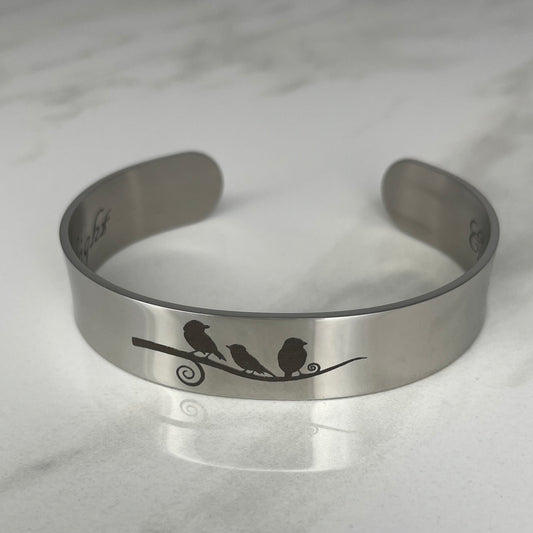 Three Little Birds Cuff Bracelet