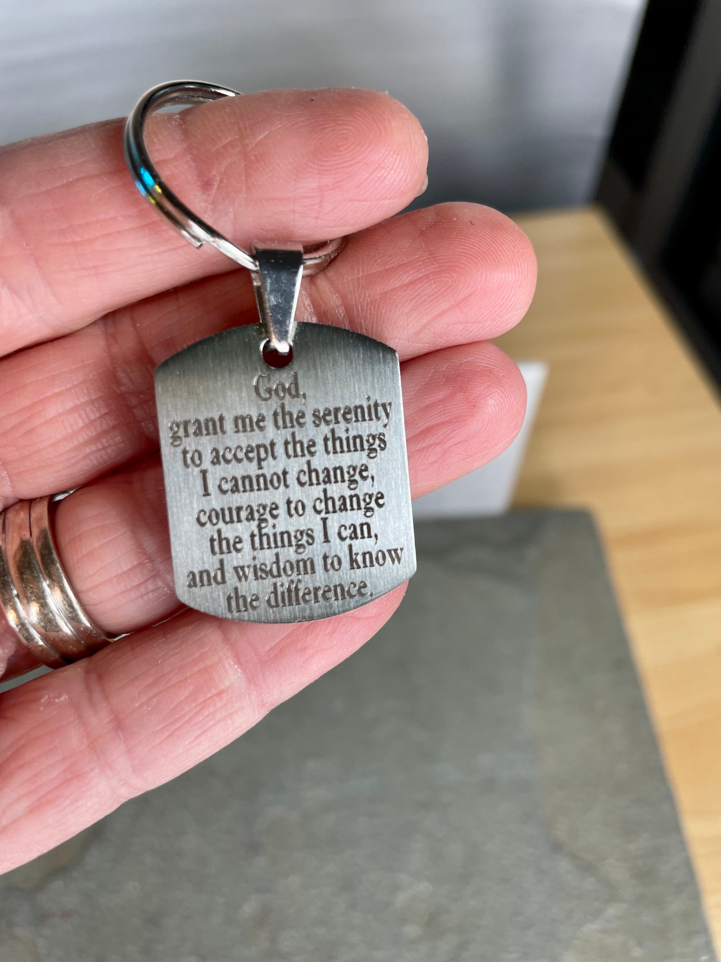 Serenity Prayer Keychain – Shinelife