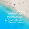 seashell cross necklace / summershine